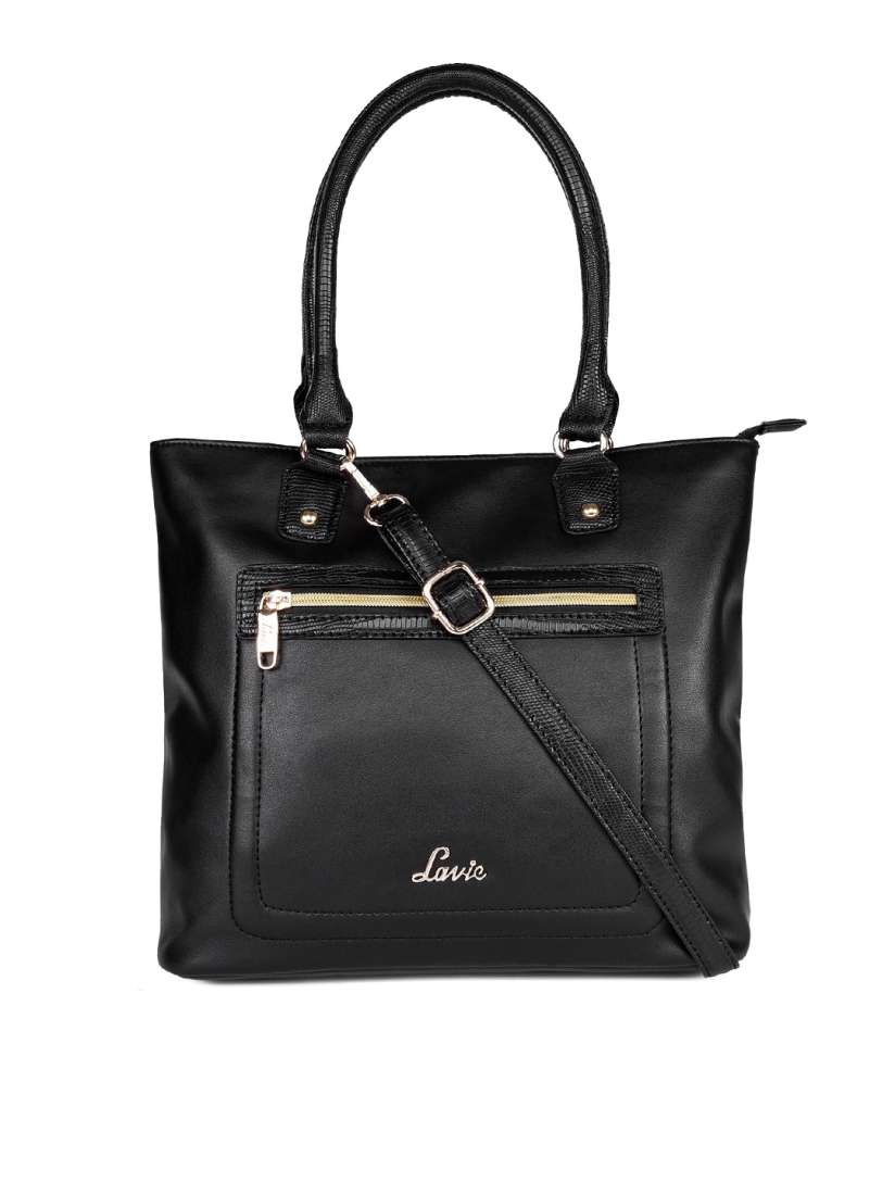 Buy Lavie Black Solid Handheld Bag Handbags for Women 12665700 Myntra