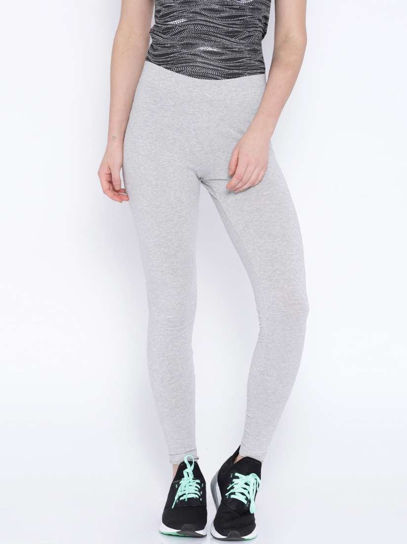 Buy Puma Grey Melange Tights Tights for Women 1266875 Myntra