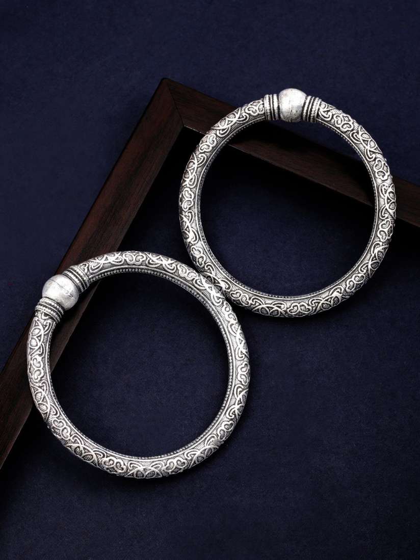 Silver filigree bangles clearance