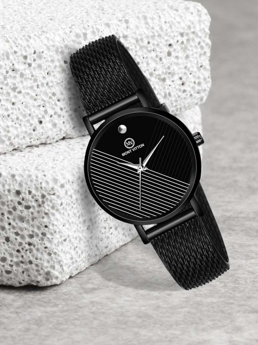 Buy MONTVITTON Women Black White Analogue Watch MV1204 Watches for Women 12673050 Myntra