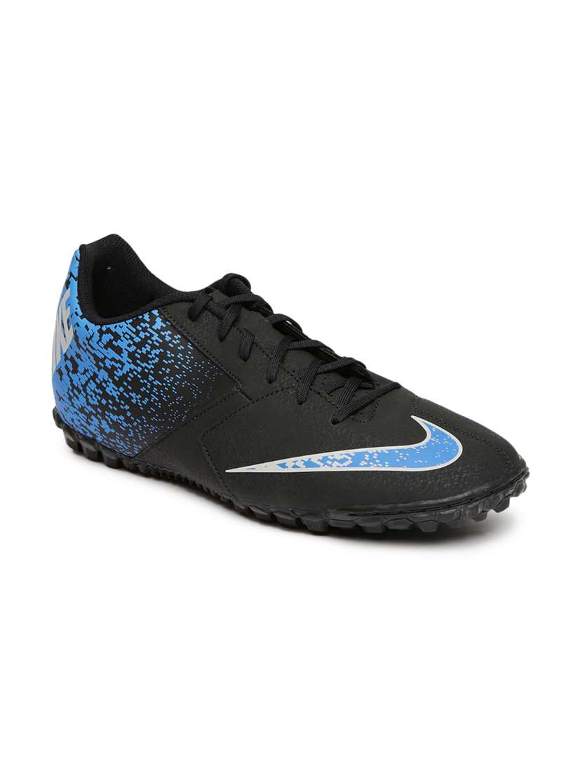 Buy Nike Men Black Blue Printed Bombax TF Football Shoes Sports Shoes for Men 1267315 Myntra
