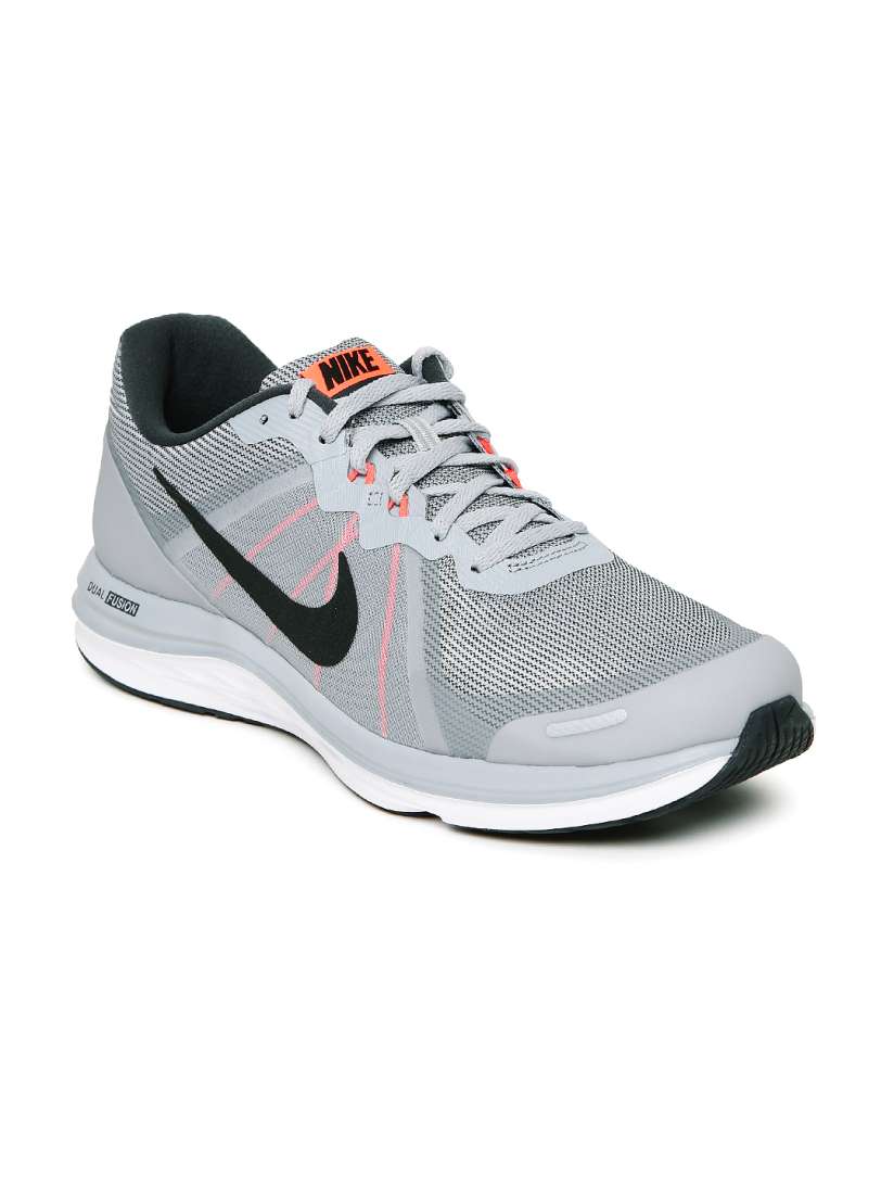 Buy Nike Men Grey Dual Fusion X 2 Running Shoes Sports Shoes for Men 1267356 Myntra