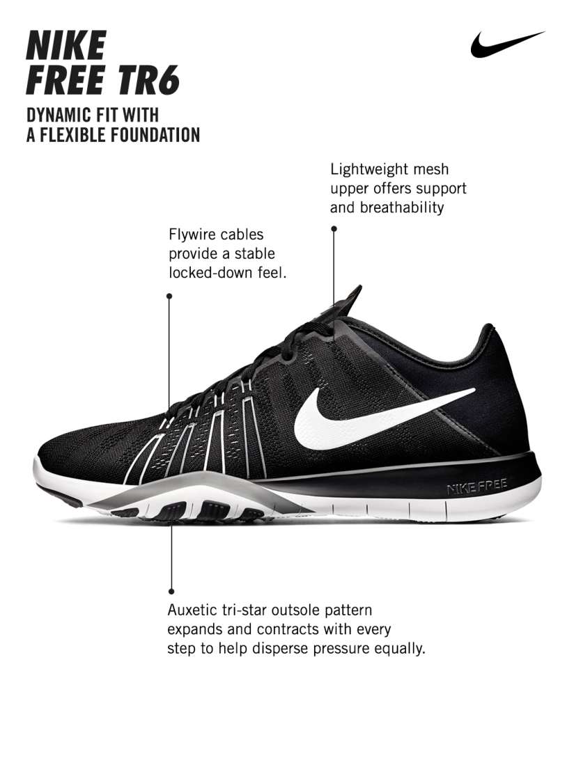 Womens 'free tr 6 training shoes online