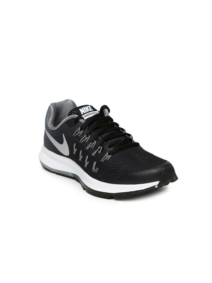Buy Nike Boys Black Air Zoom Pegasus 33 GS Running Shoes Sports Shoes for Boys 1267379 Myntra