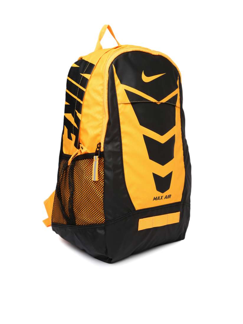 Buy Nike Men Orange Black Max Air Vapor Printed Backpack Backpacks for Men 1267682 Myntra