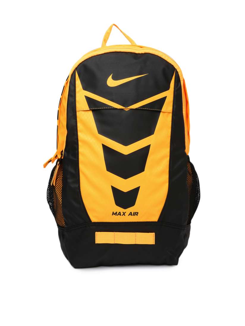 Buy Nike Men Orange Black Max Air Vapor Printed Backpack Backpacks for Men 1267682 Myntra