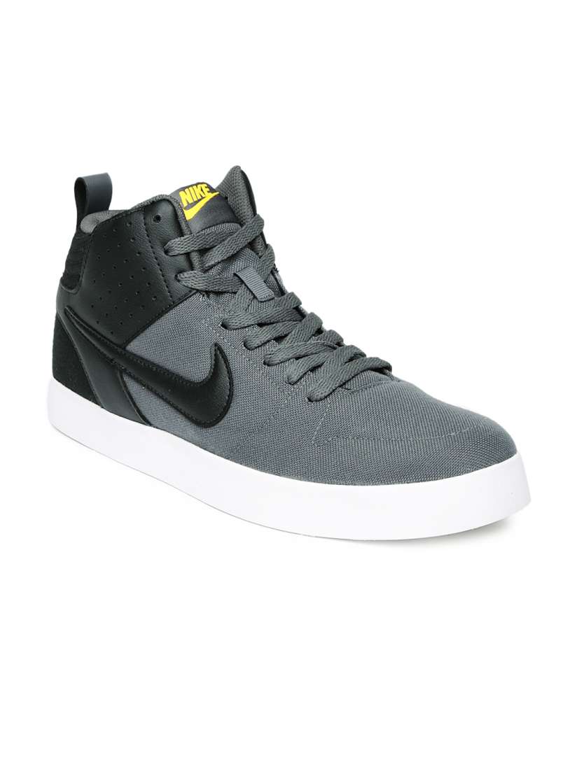 Buy Nike Men Black Grey Liteforce III Mid NSW Sneakers Casual Shoes for Men 1267720 Myntra