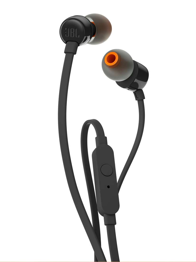 Jbl T160 Wired Headset With Mic JBL T160 M In-Ear Black Wired