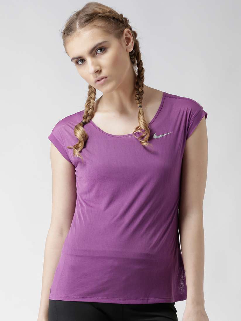 Buy Nike Purple AS DF Cool Breeze Top Tops for Women 1267786 Myntra
