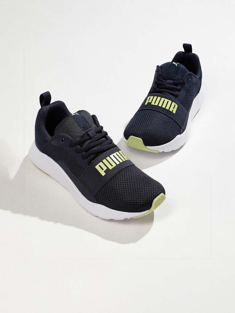 Buy Puma Boys Navy Blue Wired Jr Running Shoes Sports Shoes for Boys 12678226 Myntra
