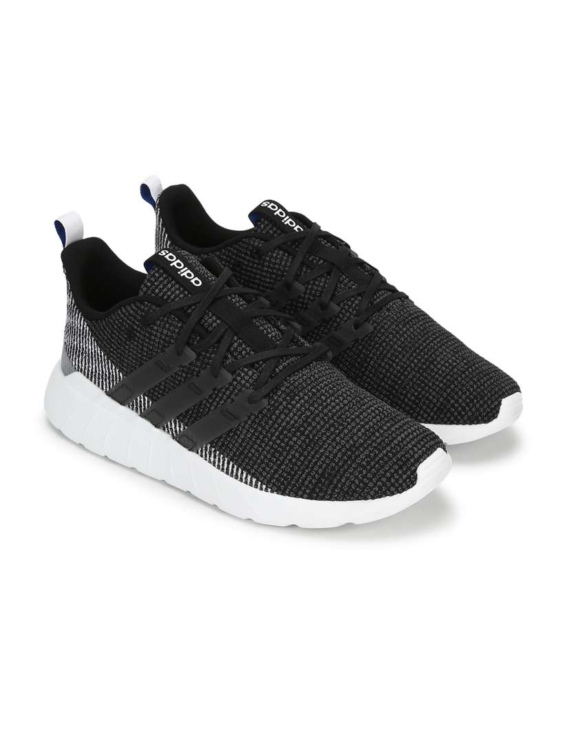 Buy ADIDAS Men Charcoal Grey Black QUESTAR Flow Woven Design Sneakers Casual Shoes for Men 12709262 Myntra