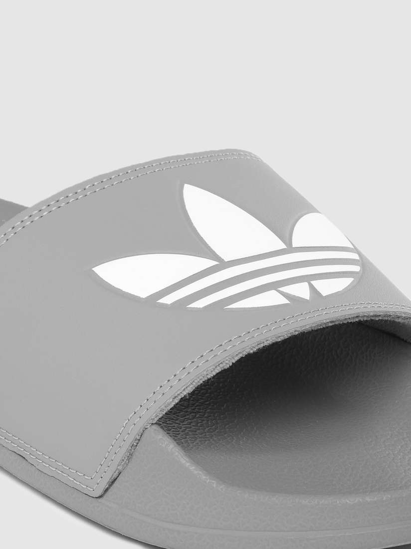 adidas slipper grey