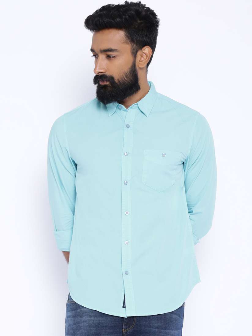 Buy Blue Saint London by Design Blue Casual Shirt Shirts for Men 1271032 Myntra