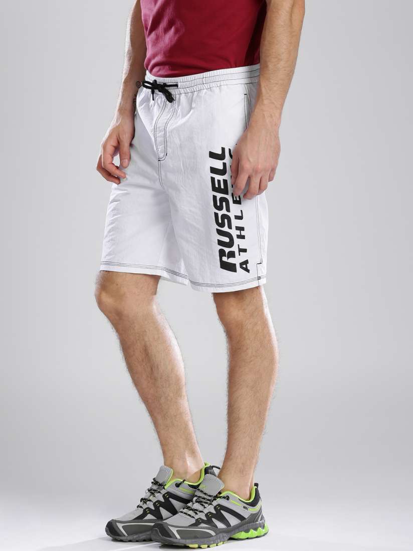 Buy Russell Athletic White Printed Shorts Shorts for Men 1271902 Myntra