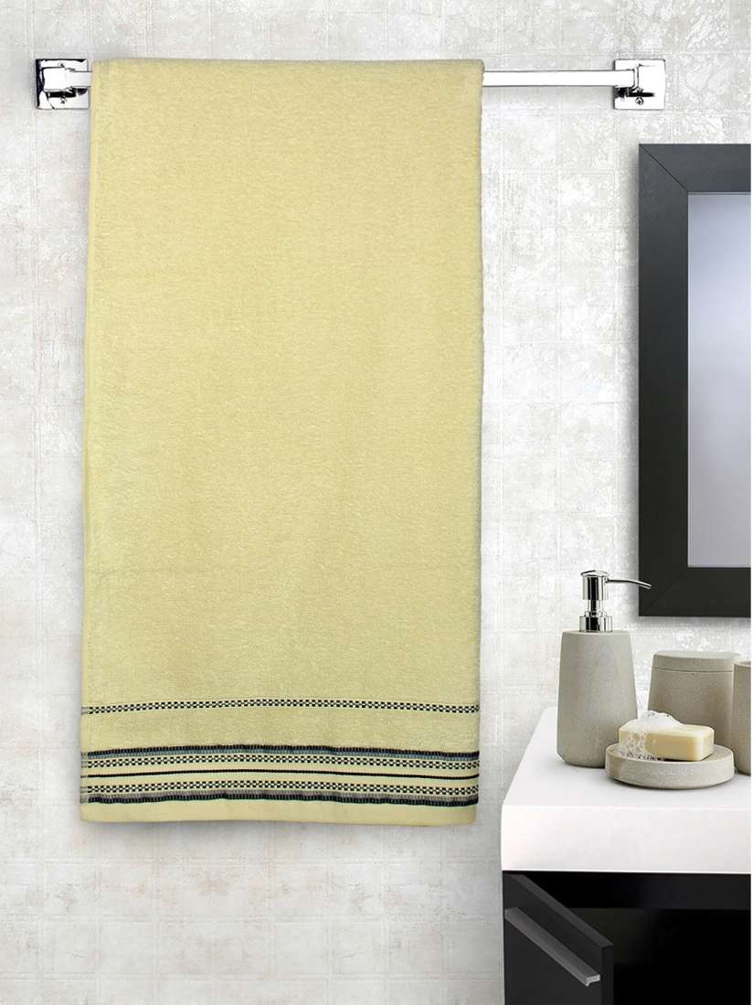 Buy Raymond Home Unisex Yellow Blue Solid 500 GSM Bath Towel Bath Towels for Unisex 12738944 Myntra