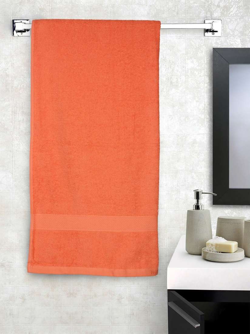 Buy Raymond Home Unisex Orange Solid 380 GSM Bath Towel Bath Towels for Unisex 12738960 Myntra