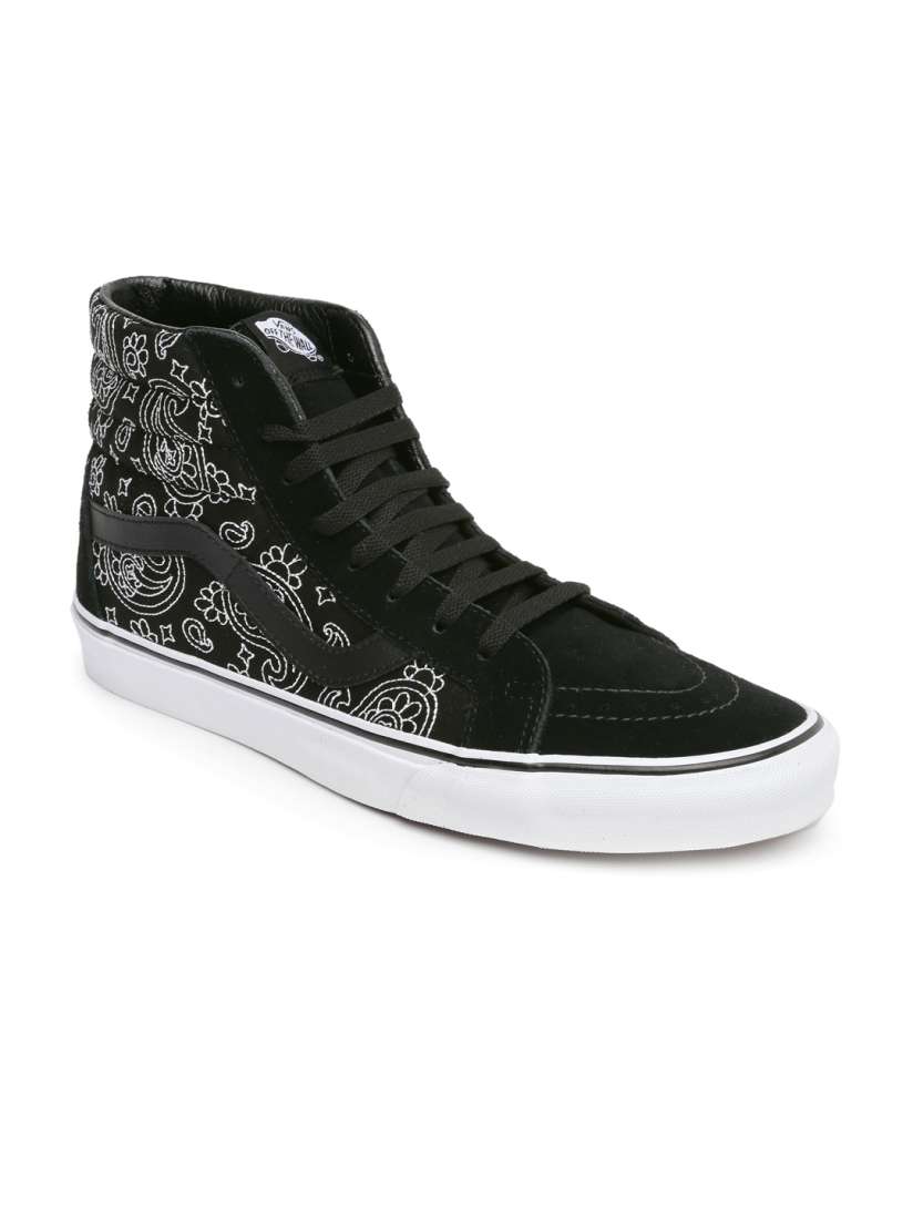 Buy Vans Men Black Bandana Stitch Casual Shoes Casual Shoes for Men 1274467 Myntra