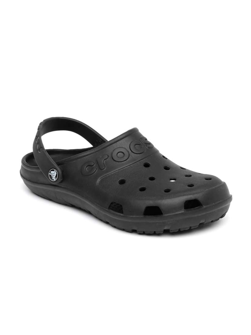 Buy Crocs Men Black Clogs Flip Flops for Men 1274814 Myntra