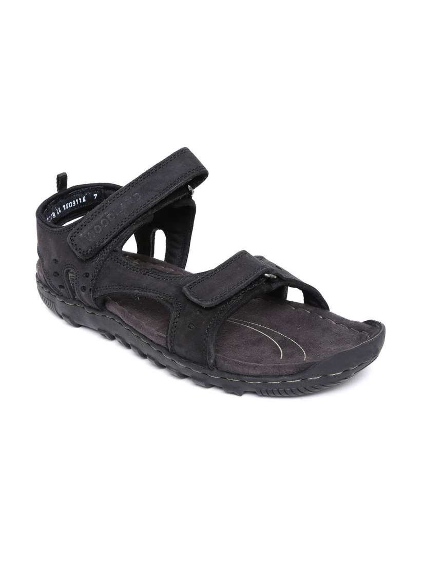 Woodland black sandals store
