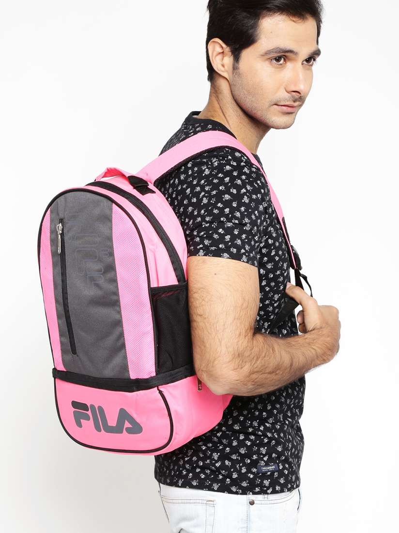 Buy FILA Unisex Pink Laptop Backpack Backpacks for Unisex 1275327 Myntra