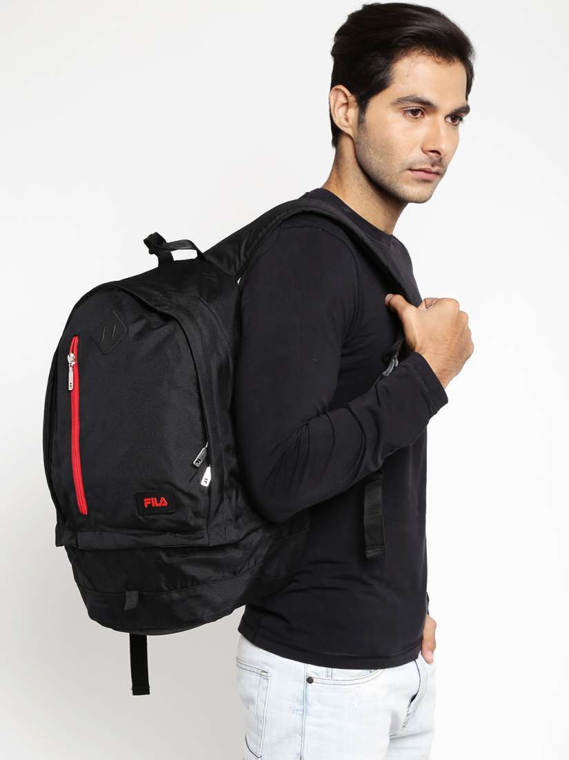 Buy FILA Unisex Black Backpack Backpacks for Unisex 1275335 Myntra