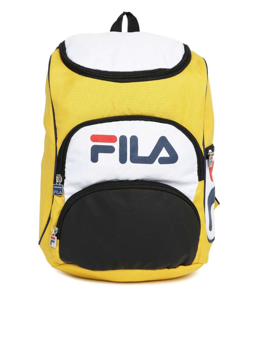 Buy FILA Unisex Yellow White Laptop Backpack Backpacks for Unisex 1275341 Myntra