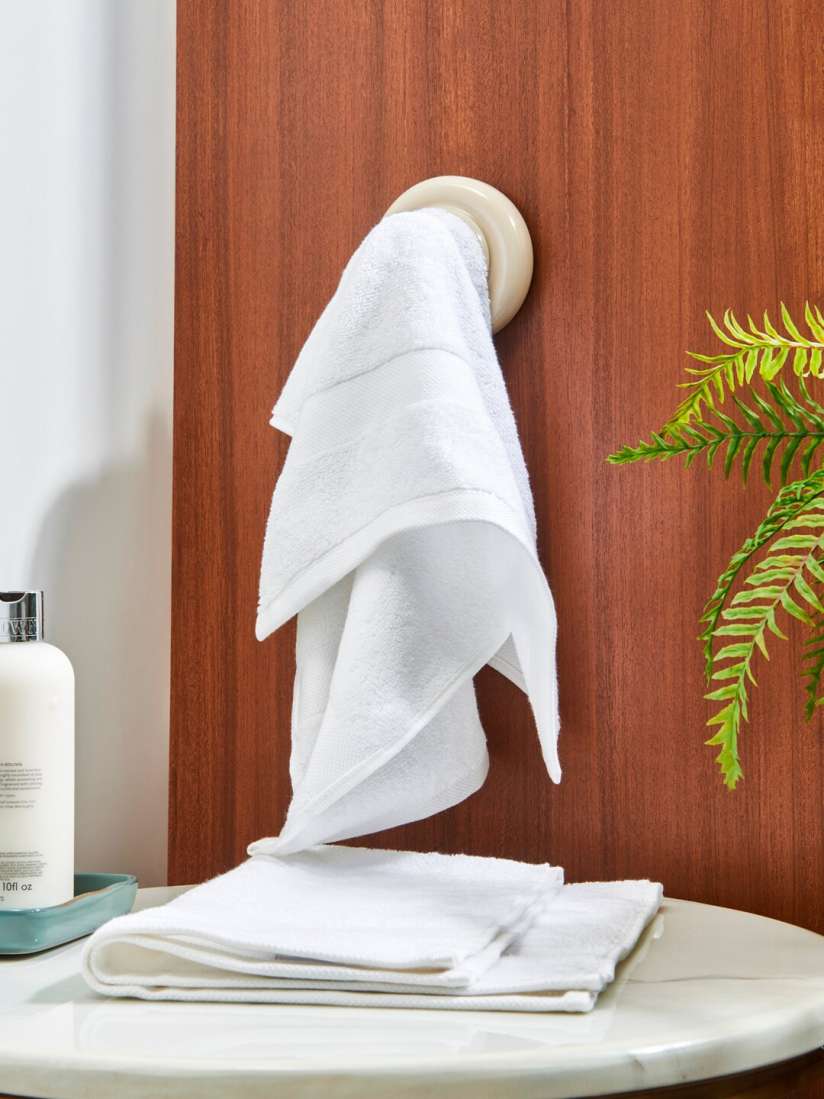 Buy DDecor Unisex Set Of 2 White Solid 500 GSM Live Beautiful Hand Towels Hand Towels for Unisex 12757044 Myntra