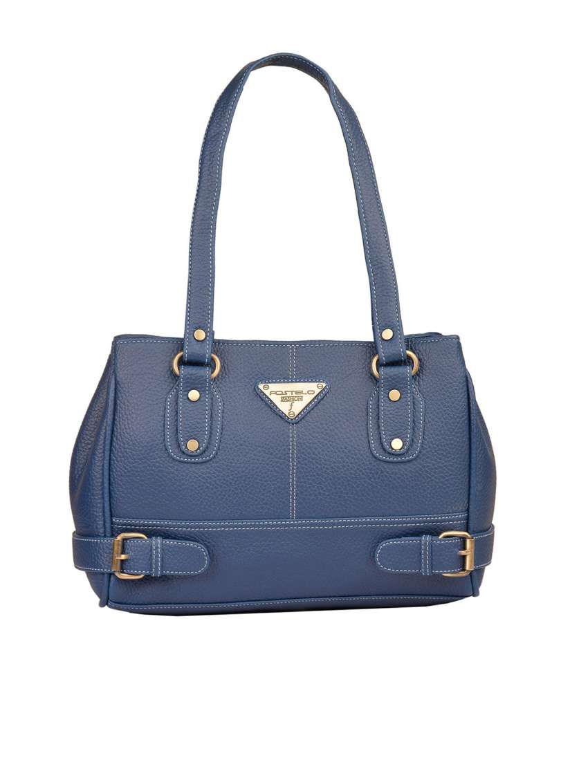 Buy Fostelo Blue Textured Shoulder Bag Handbags for Women 12766296 Myntra