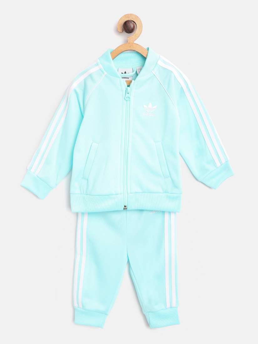 Turquoise adidas tracksuit deals