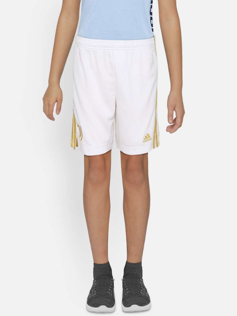 Boys white football shorts hotsell