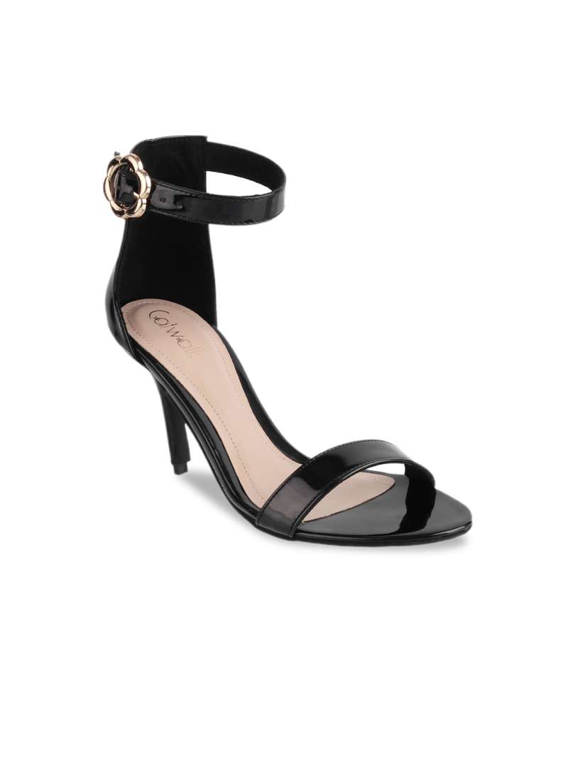 Buy Catwalk Women Black Solid Slim Heels Heels for Women 12779586 Myntra