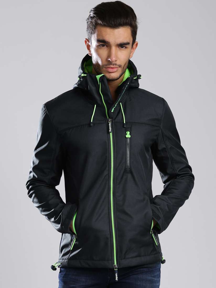 Hooded windtrekker jacket shop