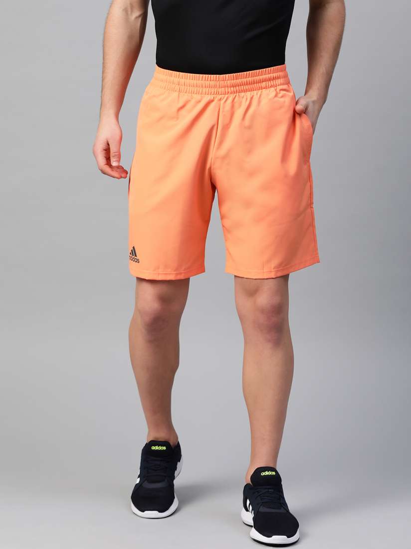 Buy ADIDAS Men Peach Coloured Solid Club SW 9 Inch Sports Shorts Shorts for Men 12782528 Myntra