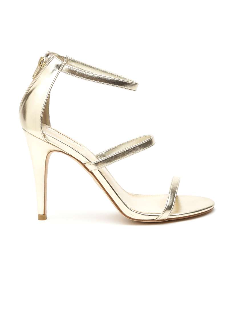 Buy FOREVER 21 Women Gold Toned Stilleto Heels Heels for Women 1278400 Myntra
