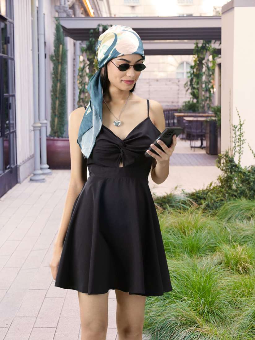 Buy Berrylush Women Black Solid Fit and Flare Dress Dresses for Women 12791436 Myntra