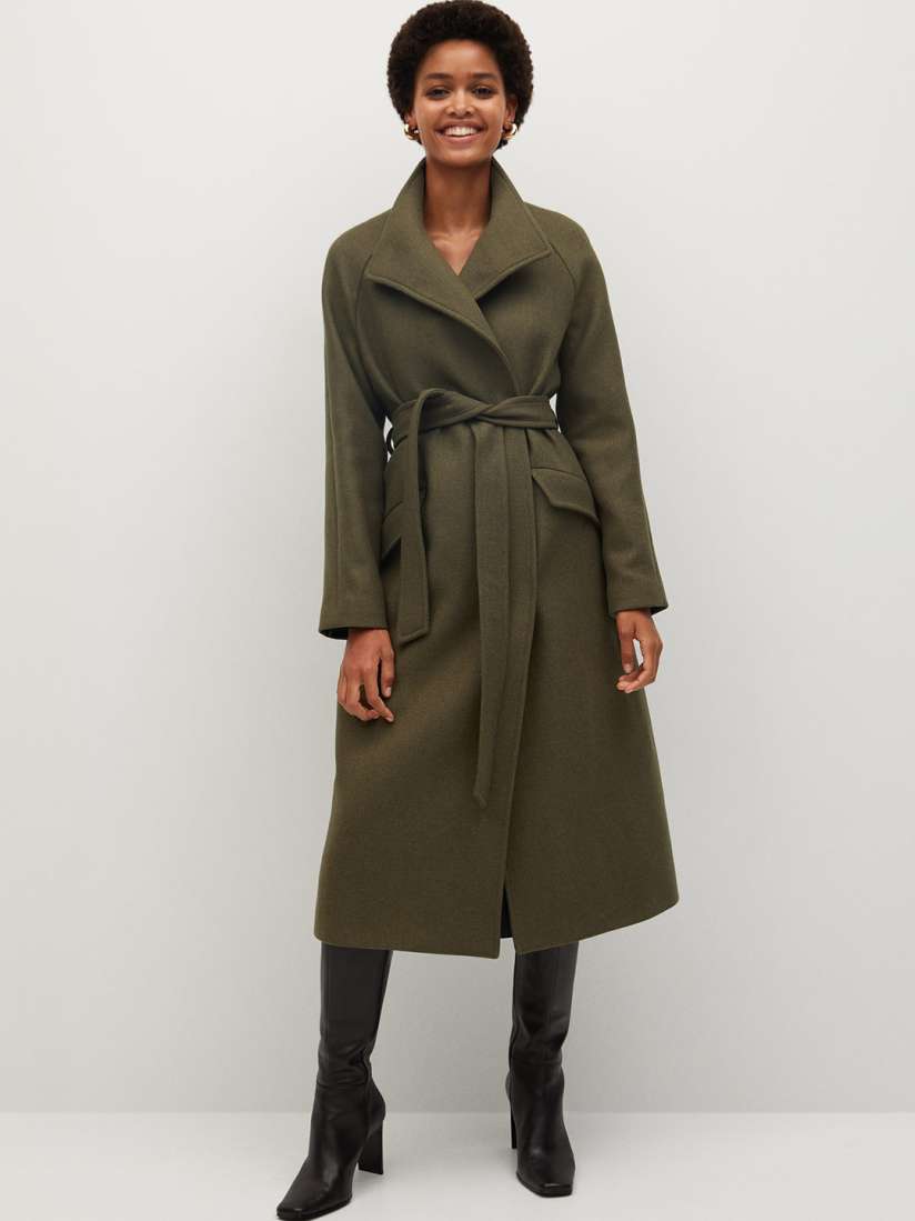 Olive coat womens deals