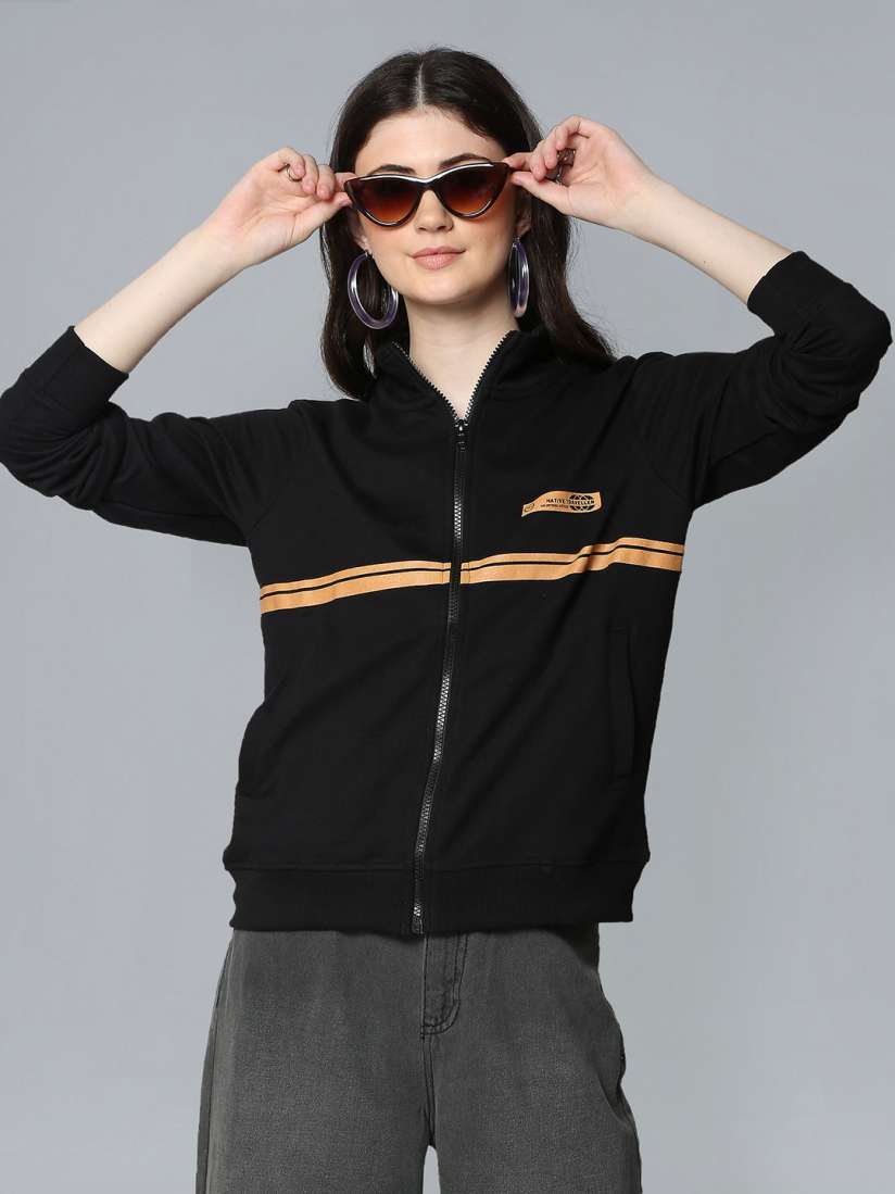 Flying machine black sweatshirt sales