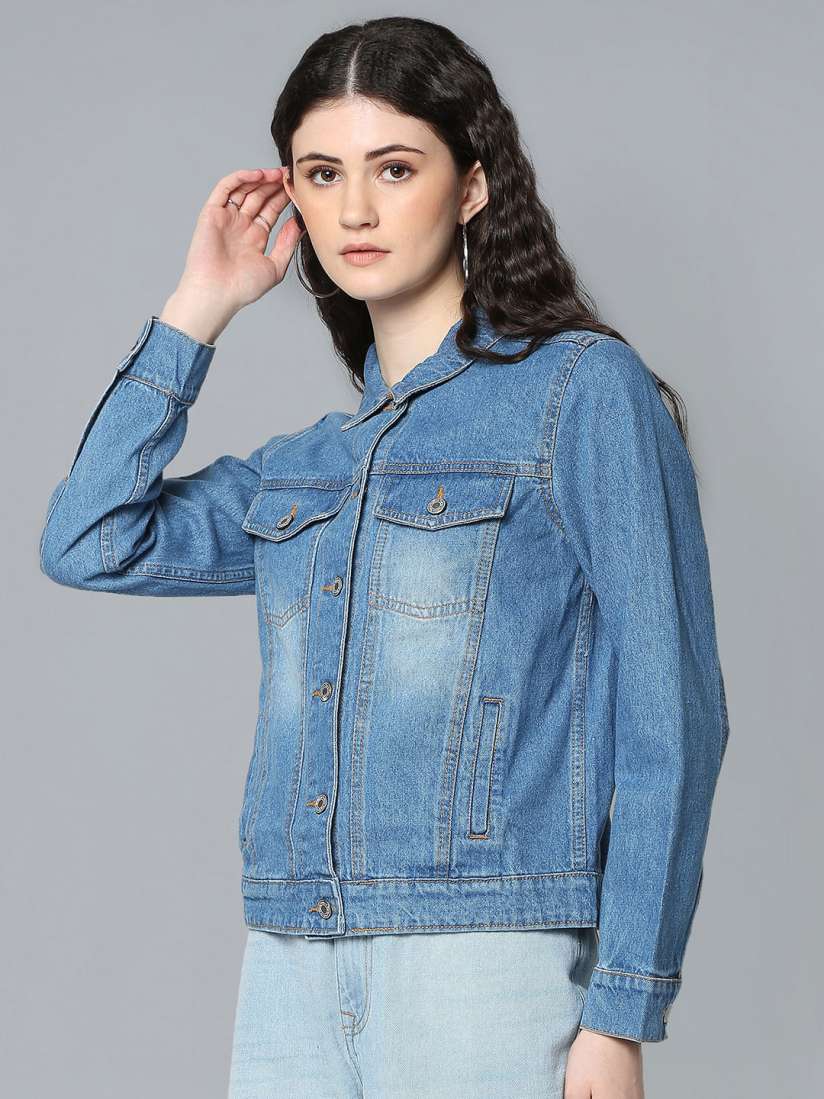 Flying machine blue denim jacket online