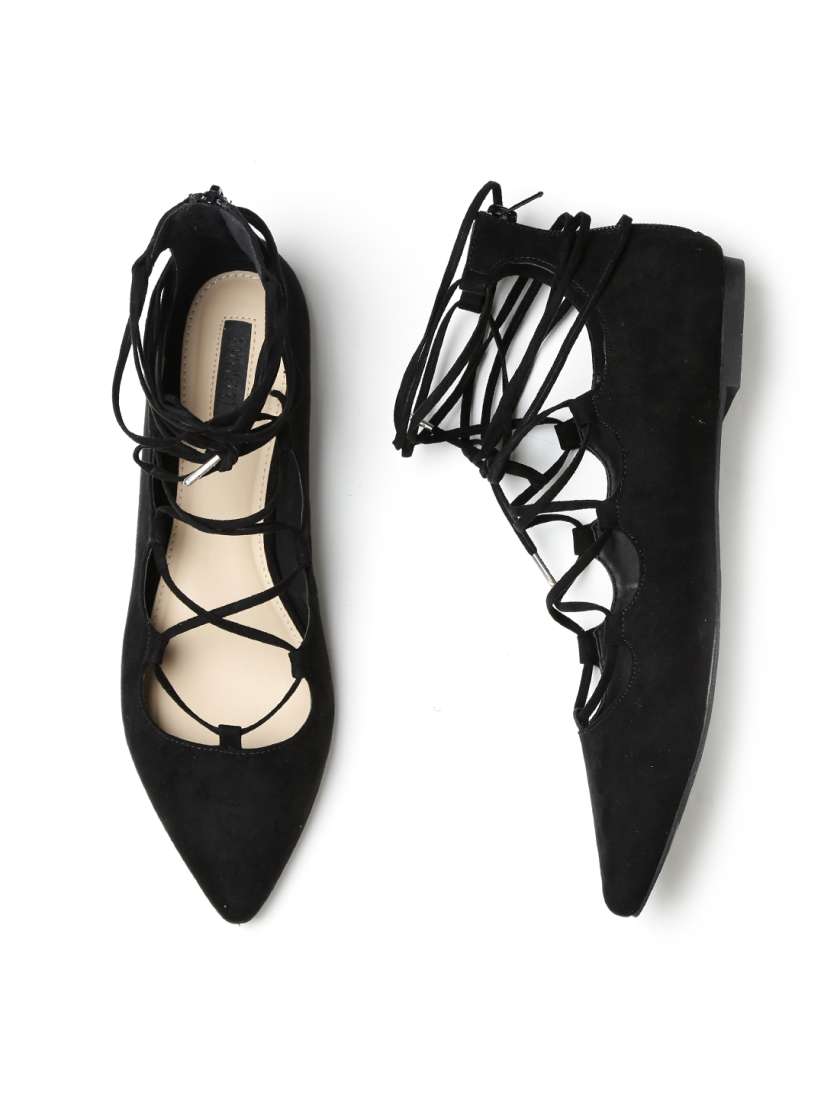 Forever 21 black flats hotsell