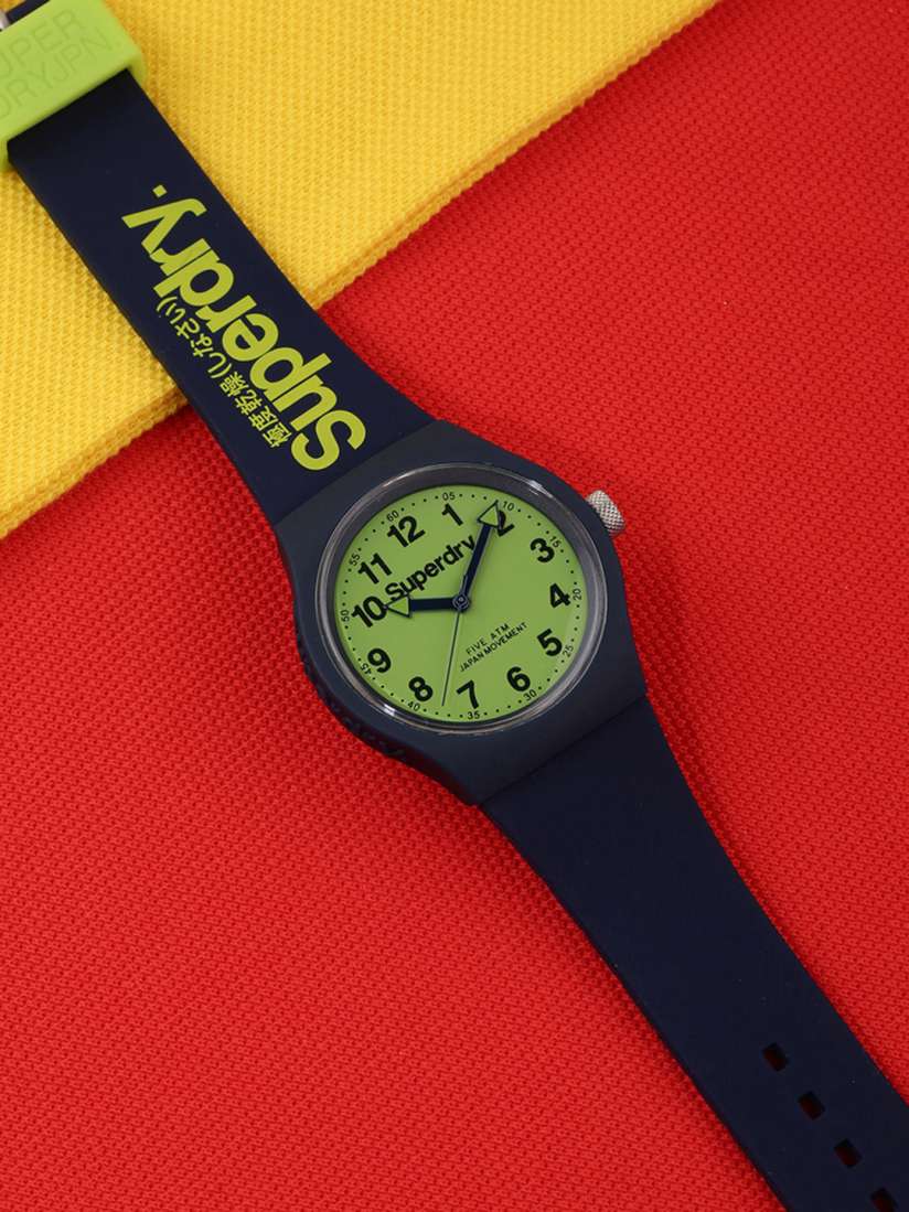 Buy Superdry Men Fluorescent Green Urban Analogue Watch SYG164UN Watches for Men 12803900 Myntra