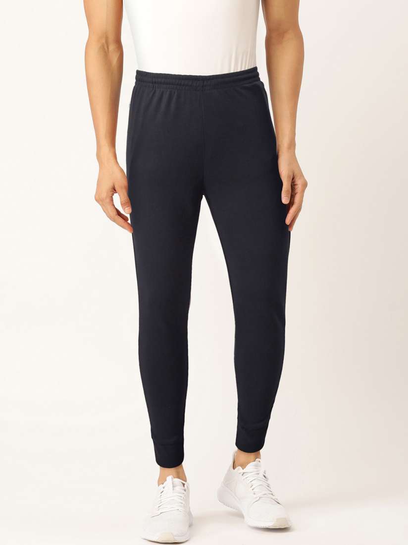 Buy Proline Active Men Navy Blue Slim Fit Solid Joggers Track Pants for Men 12823174 Myntra