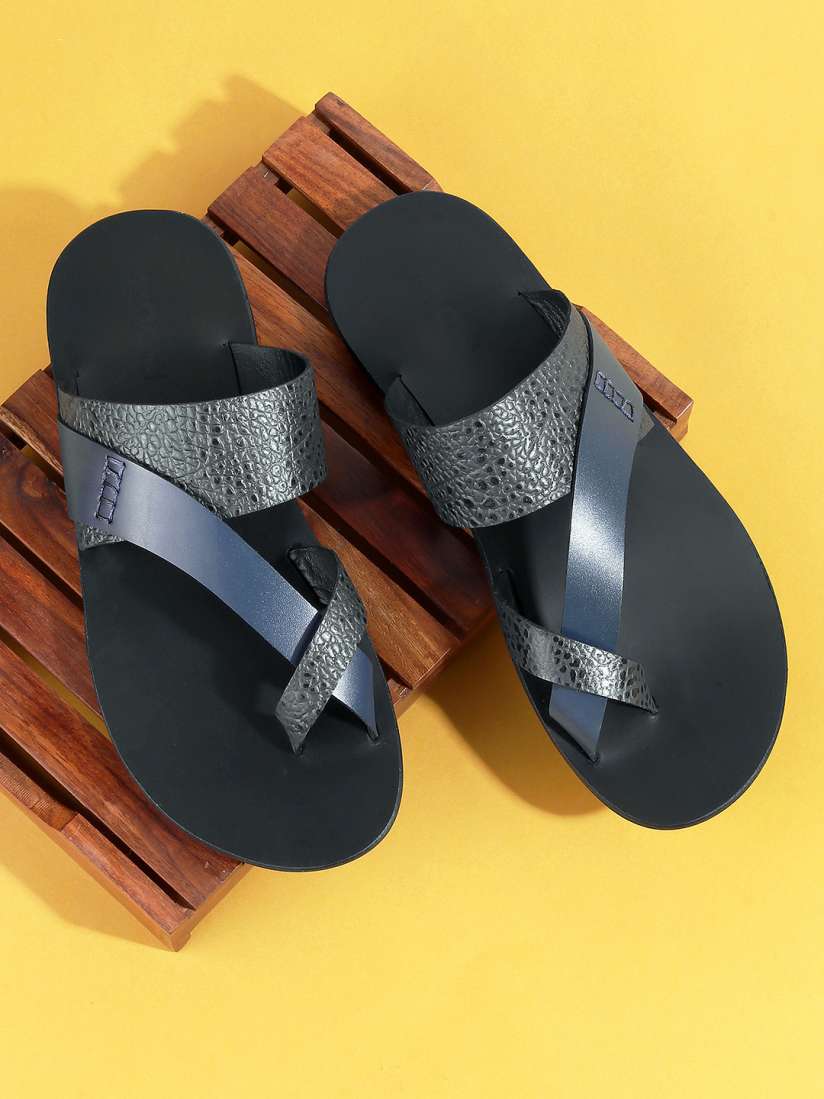 Mens navy blue sandals on sale