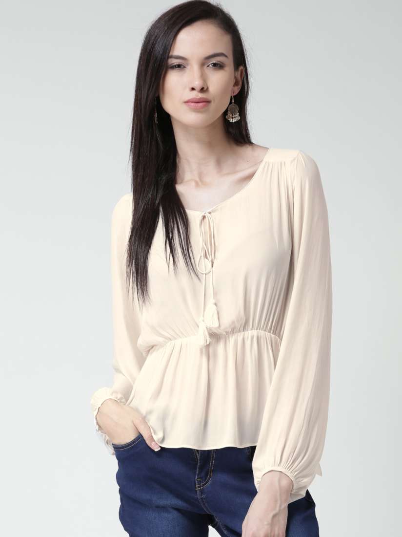 Buy FOREVER 21 Beige Sheer Top Tops for Women 1283020 Myntra