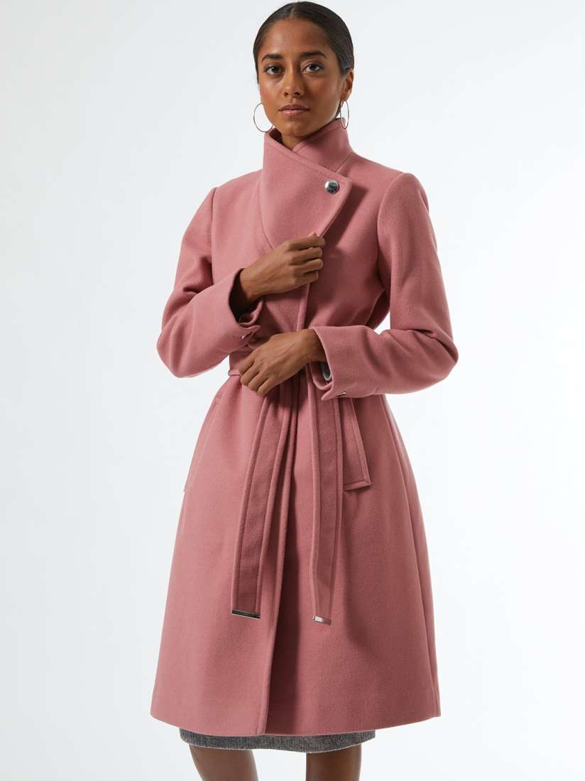 Petite knee length coat on sale