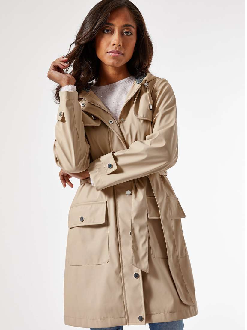 Buy DOROTHY PERKINS Women Beige Solid Petite Fit Longline Tailored Jacket Jackets for Women 12835646 Myntra