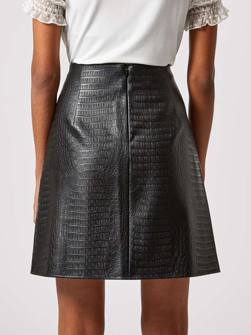 Leather skirt dorothy perkins top