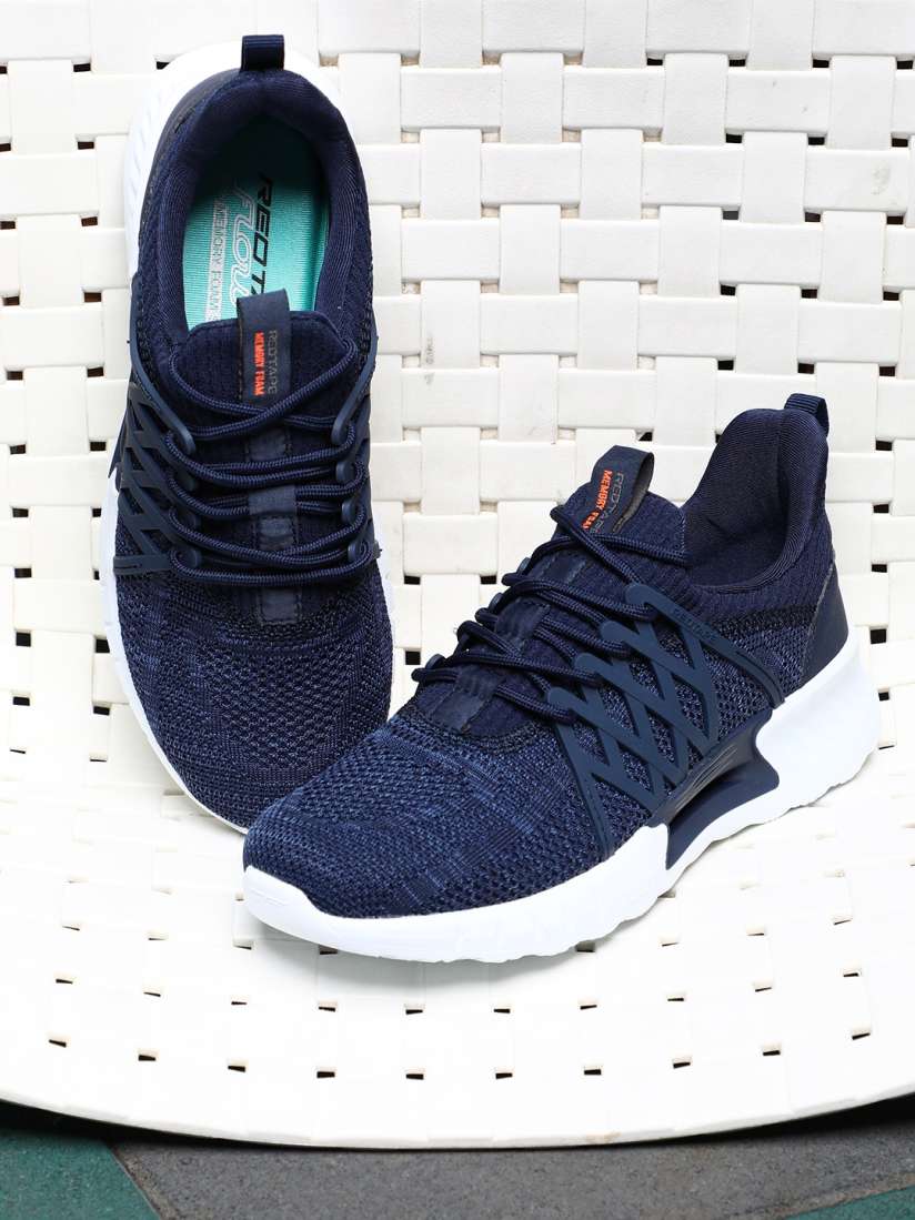 Red tape navy blue walking shoes top