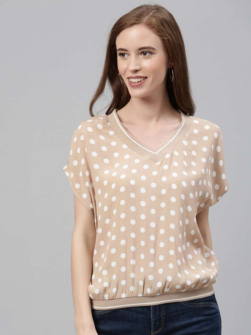 vero moda polka dot top