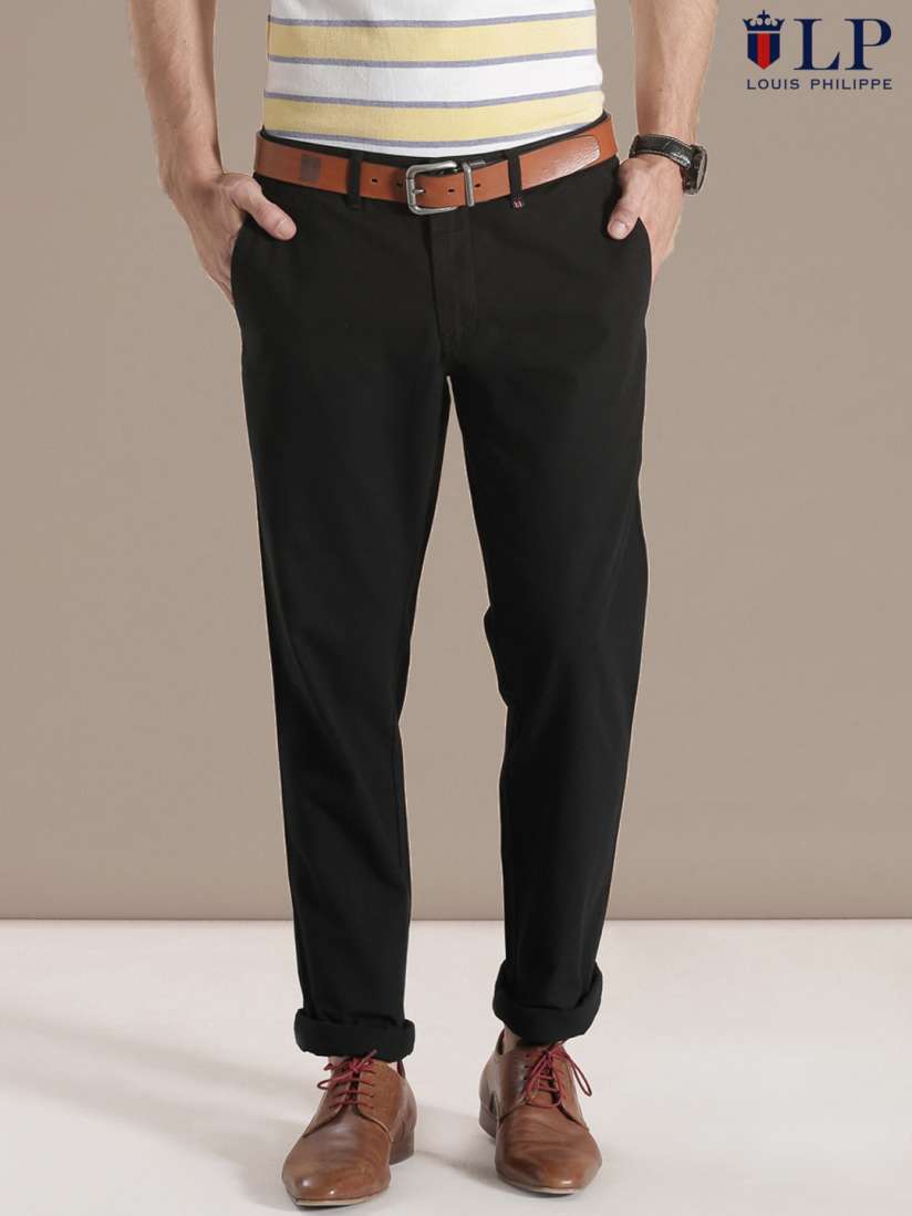 Louis philippe casual trousers new arrivals
