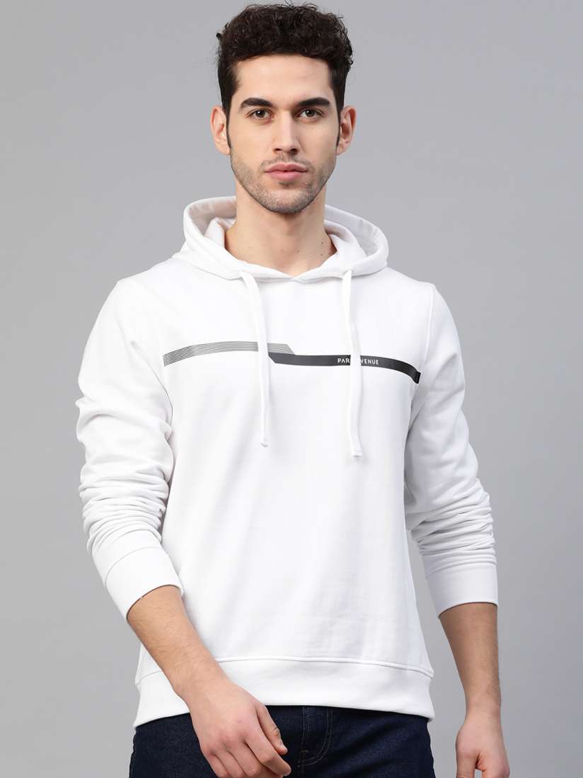 Park avenue white sweatshirt on sale